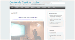 Desktop Screenshot of cgalozere.fr