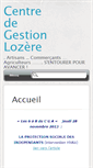 Mobile Screenshot of cgalozere.fr
