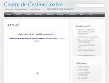 Tablet Screenshot of cgalozere.fr